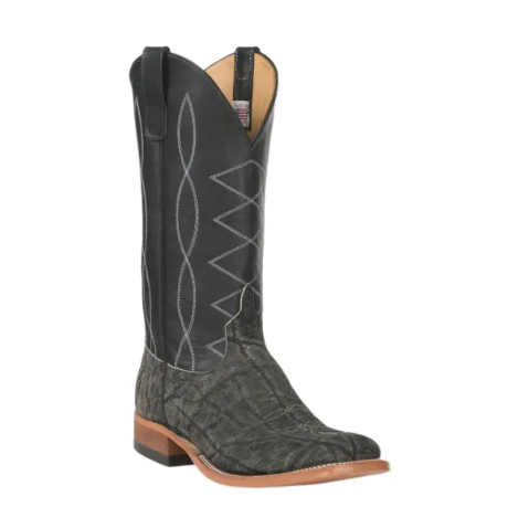 Men's Anderson Bean Granite Safari Elephant and Black Square Toe