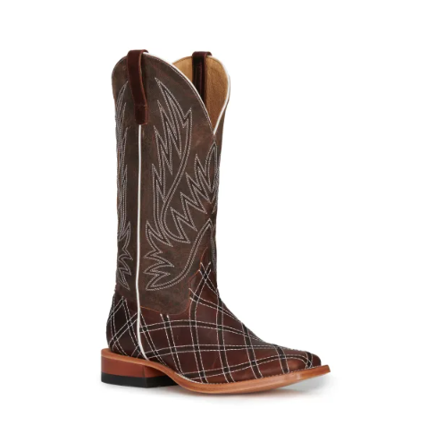 Men's Anderson Bean Horse Power Distressed Brown with Moka Zigza