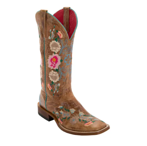 Women's Anderson Bean Macie Bean Antiqued Honey Brown with Rose