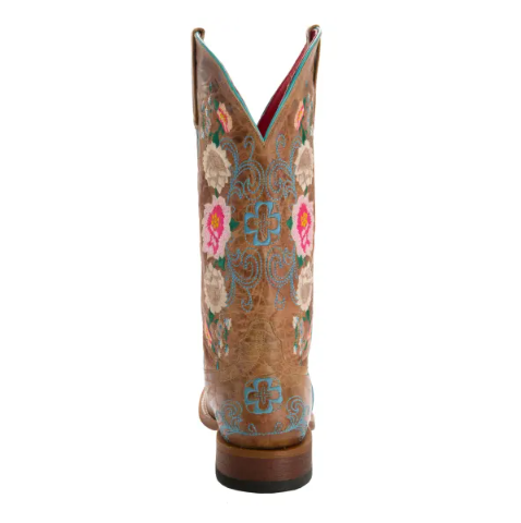 Women's Anderson Bean Macie Bean Antiqued Honey Brown with Rose