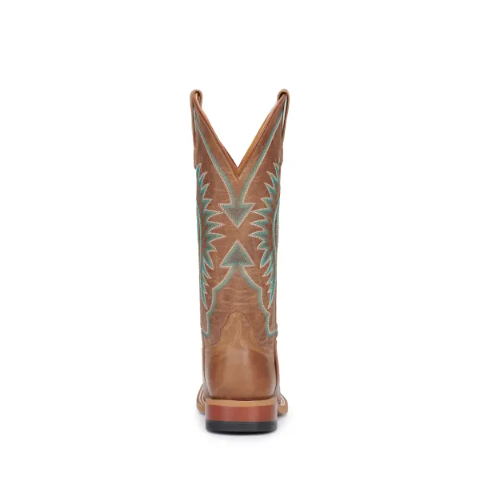 Women's Anderson Bean Macie Bean Pecan Brown Wide Square Toe Cowboy Boots-BROWN