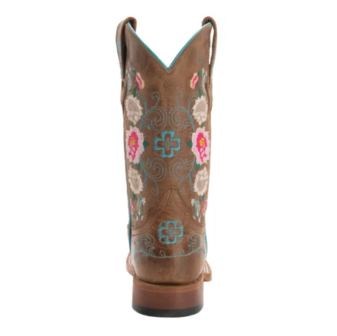 Anderson Bean | Youth Macie Bean Antiqued Honey Brown with Rose