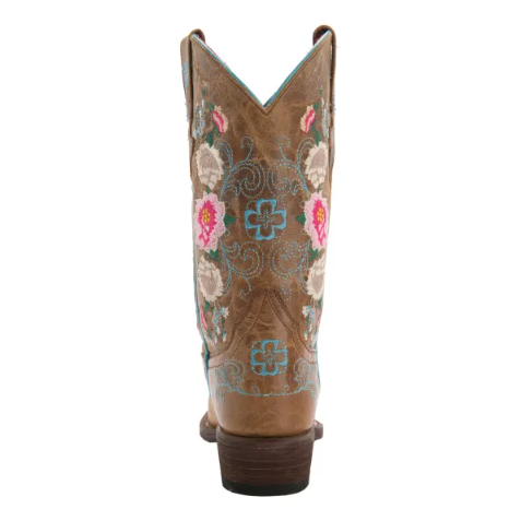 Anderson Bean | Youth Macie Bean Antiqued Honey Brown with Rose